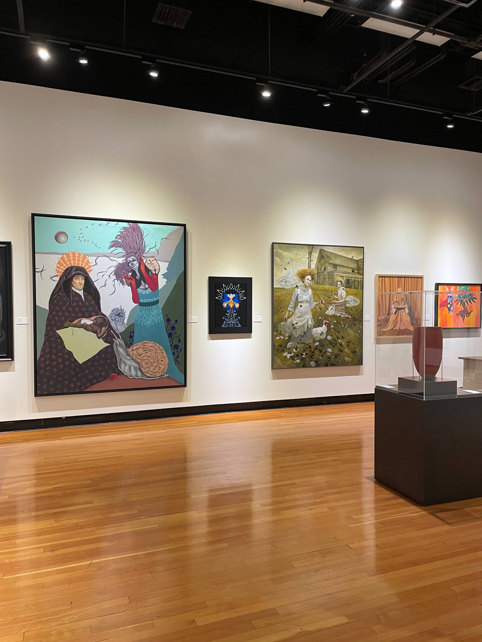 Inside the Margin to Mainstream exhibition.
